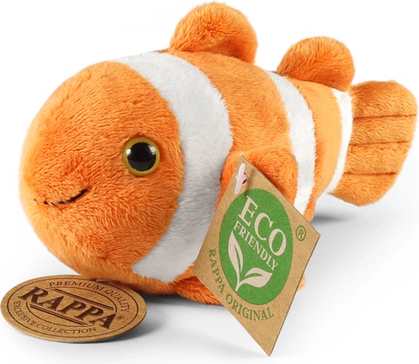 Rappa plush ocellaris clownfish 14 cm eco-friendly