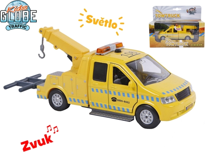 Kids Globe Traffic vilkikas su šviesomis ir garsais 16 cm