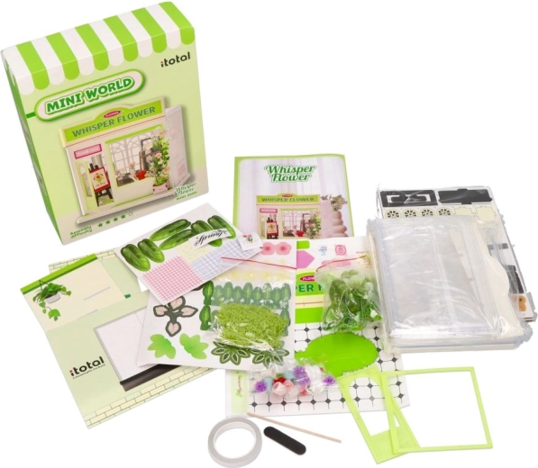 i-Total mini gėlių parduotuvė – DIY diorama surinkimui