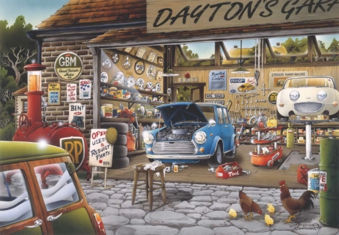 Dėlionė ANATOLIAN „Deitono autoservisas“ 500 dalių