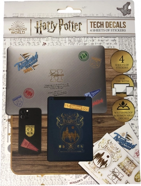Lipdukai HARRY POTTER – 4 lapų rinkinys
