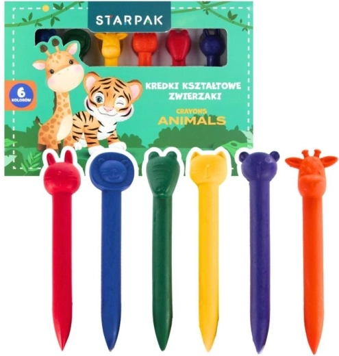 Animal Crayons 6 Colors