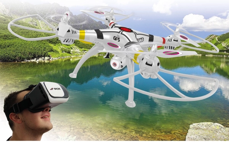 WiFi FPV HD 720p kamera ir VR režimas