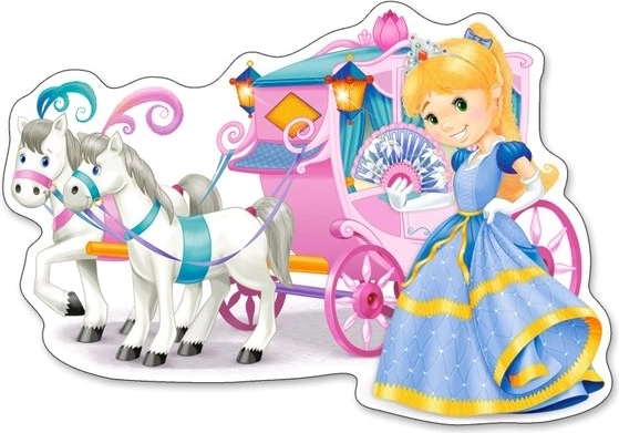 Maxi dėlionė 12 dalių „Princesės karieta“ Castorland