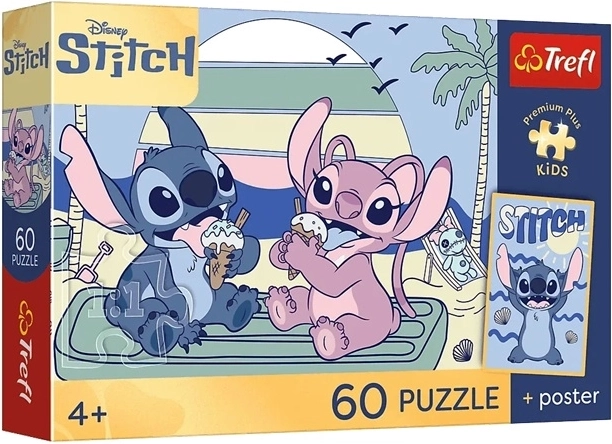 Puzzle Premium Plus Kids pramogos su Stiču, 60 dalių