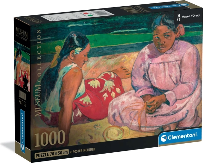 Clementoni dėlionė „Museum Collection“: Tahičio moterys, 1000 dalių