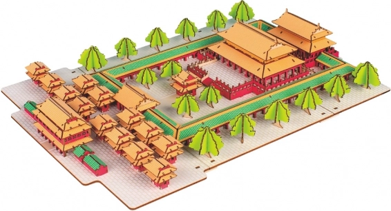 Woodcraft medinė 3D dėlionė Konfucijaus šventykla