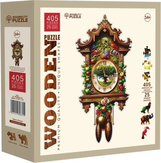 Wooden Puzzle Cuckoo Clock