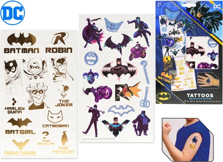 Temporary Tattoos Batman vs Joker – Kids Set