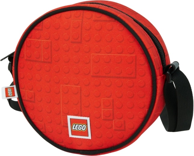 LEGO apvali crossbody rankinė Brick Dots – raudona