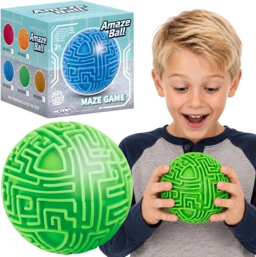 Woopie Amaze Ball – green 3D maze ball