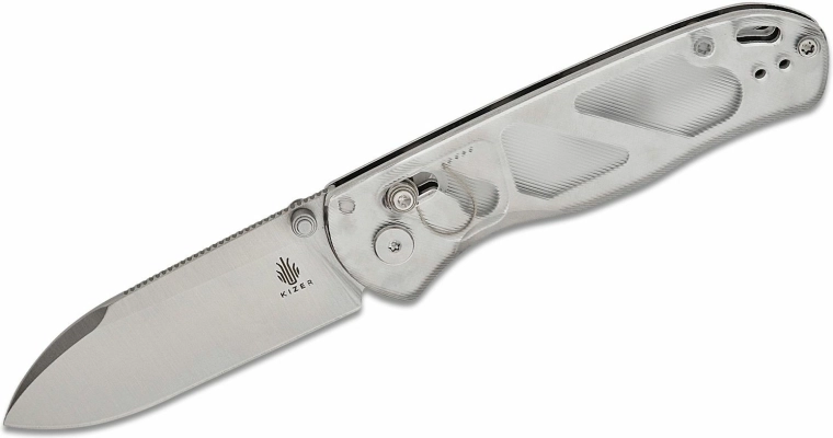 Kizer Drop Bear sulankstomas peilis 7,6 cm, satinas, akrilas
