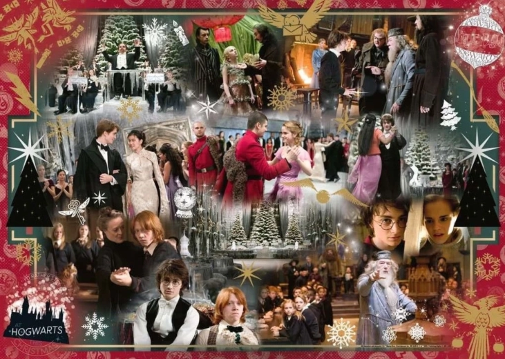 Dėlionė RAVENSBURGER Harry Potter – Kalėdos Hogvartse (1000 dalių)
