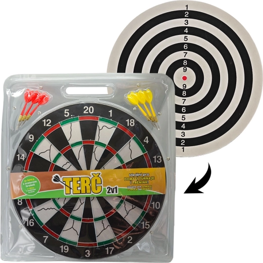Smiginio taikinys 2v1 43 cm Sparkys