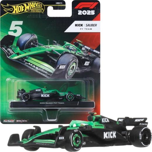 Hot Wheels Premium Formula 1 – Sauber Gabriel Bartoleto #5 race car (2025)