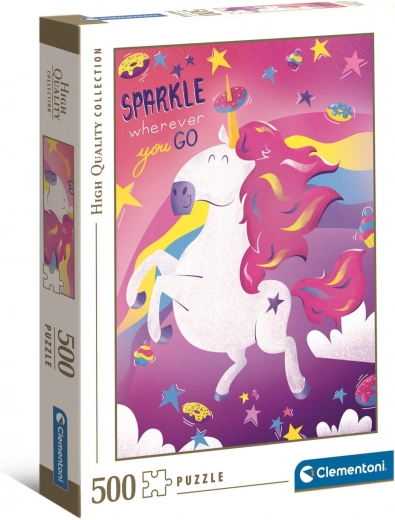 Unicorn Puzzle 500 pieces CLEMENTONI