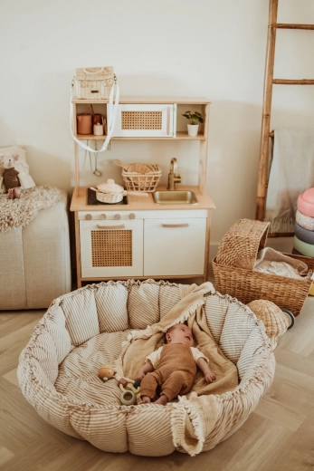 3 viename: lizdelis, žaidimų kilimėlis ir laikymo vieta