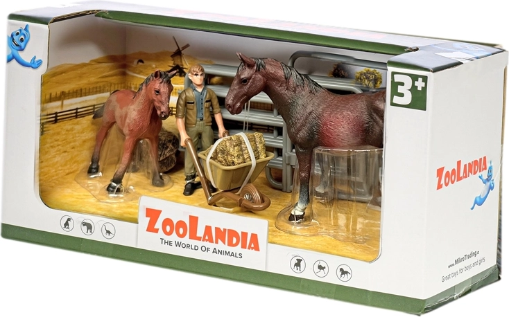 Foal with magnetic attachment