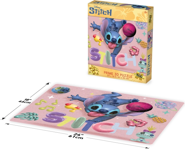 3D dėlionė Disney Stitch, 500 dalių