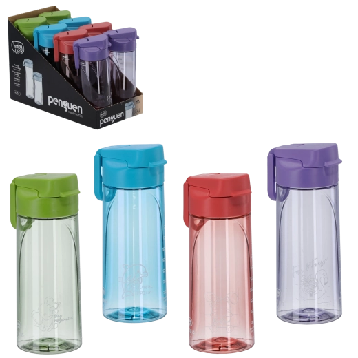 Drinking bottle 550 ml with flip-top lid - 1 piece