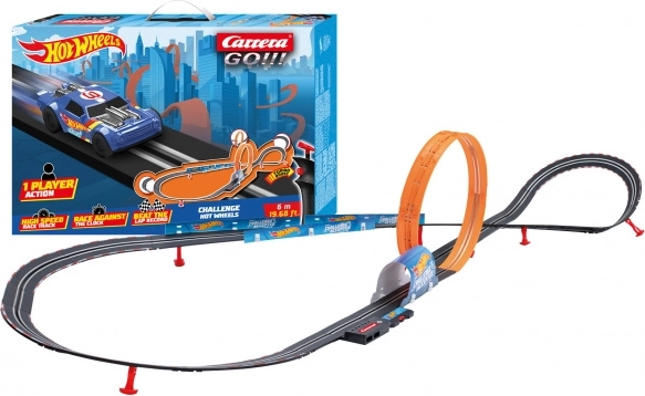 Carrera GO Slot Car Track Challenger Hot Wheels 6 m