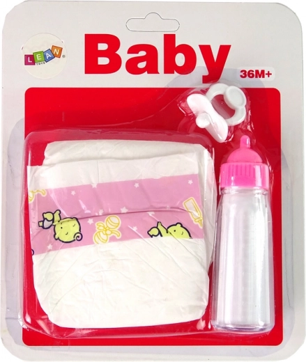 Minkšta sauskelnė su mielu raštu