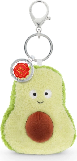 Plush avocado bag charm 12 cm