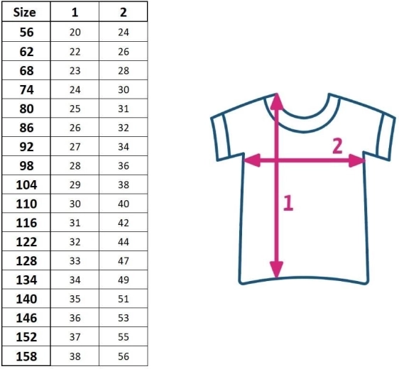 Children’s cotton short-sleeve t-shirt New Baby 122 (6–7 years)