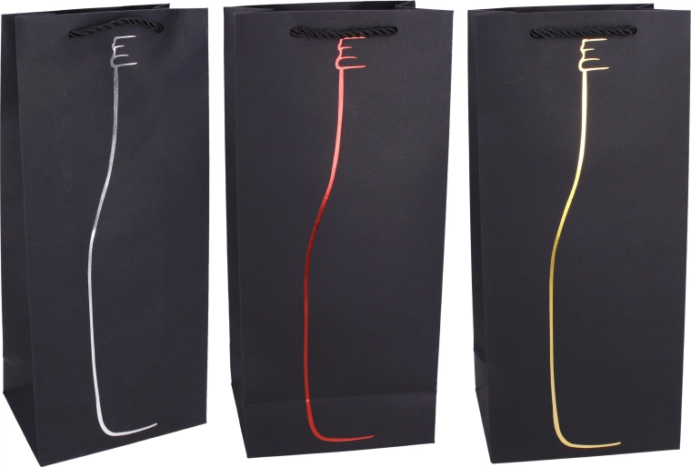 Gift bag for bottle M 17 × 38 × 9 cm