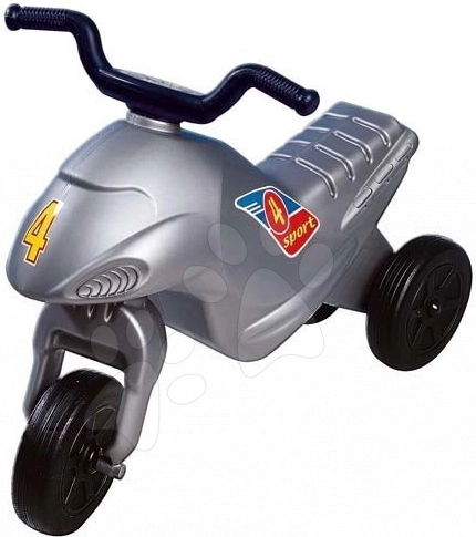 Triratis balansinis dviratukas Super Bike mini, sidabrinis, 41 cm