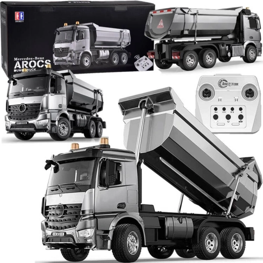 Mercedes-Benz Arocs RC metalinis savivartis 1:20 su nuotolinio valdymo pultu