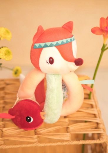 Alice the fox watches over the bird
