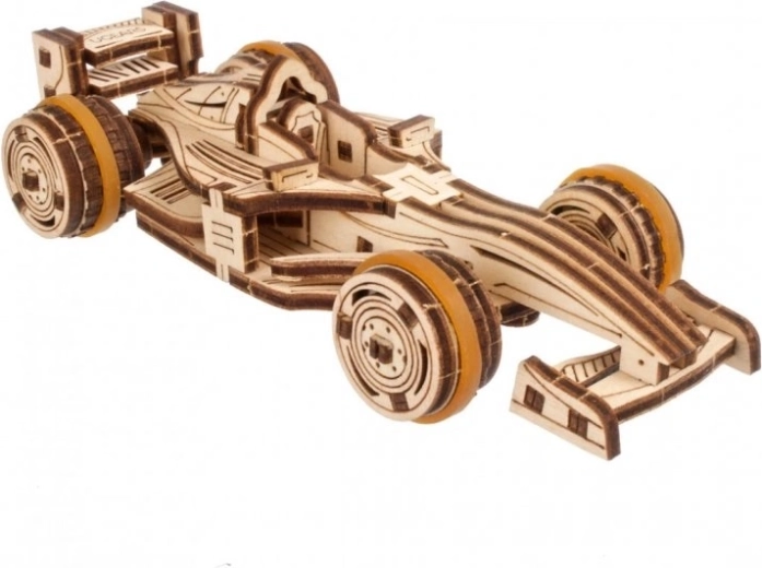 Ugears Compact Racer – 3D wooden mechanical Formula puzzle