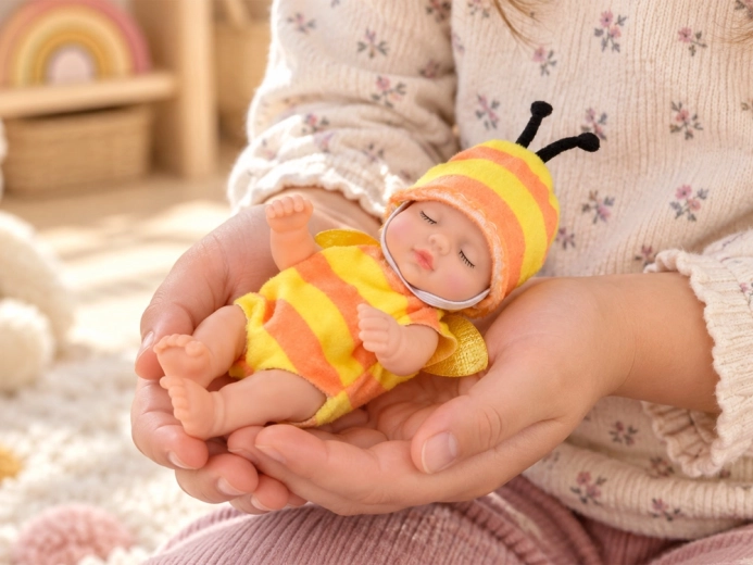 Small doll ideal for travel