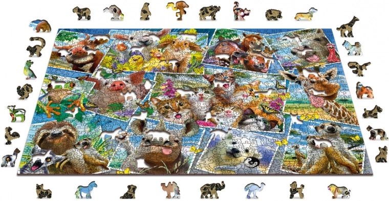 Specialios figūrėlės gyvūnų ir objektų formų