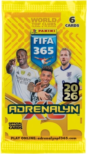 Panini FIFA 365 Adrenalyn XL 2026 – kolekcinės kortelės pakelis