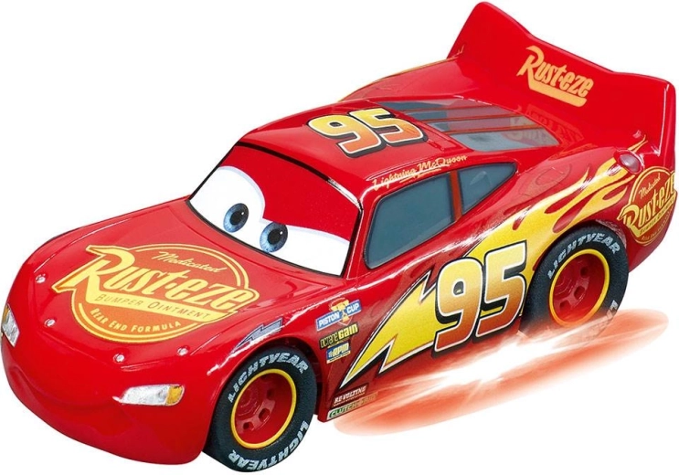 Two CARS heroes: McQueen and Jackson Storm
