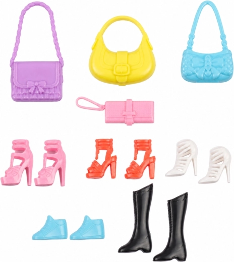 Rich set of handbags and shoes for new outfits