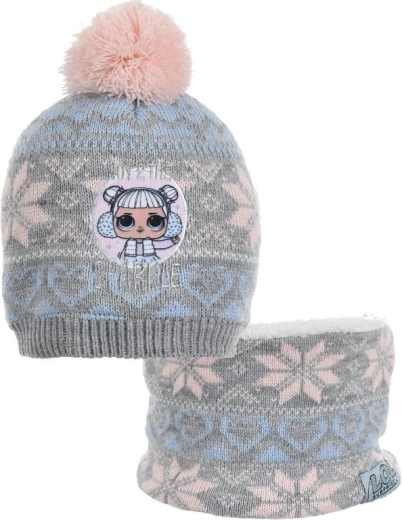 LOL hat and neck warmer set