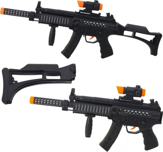 Vaikiškas automatas su šviesomis ir garsais 62 cm – juodas