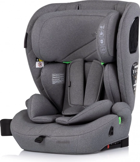 Automobilinė kėdutė CHIPOLINO Tycoon i-Size 76–150 cm su ISOFIX, pilka