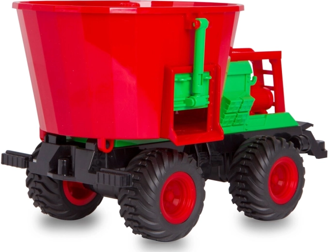 Manually operated mixing auger