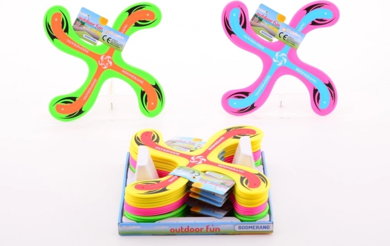 Bumerangas neoninėmis spalvomis