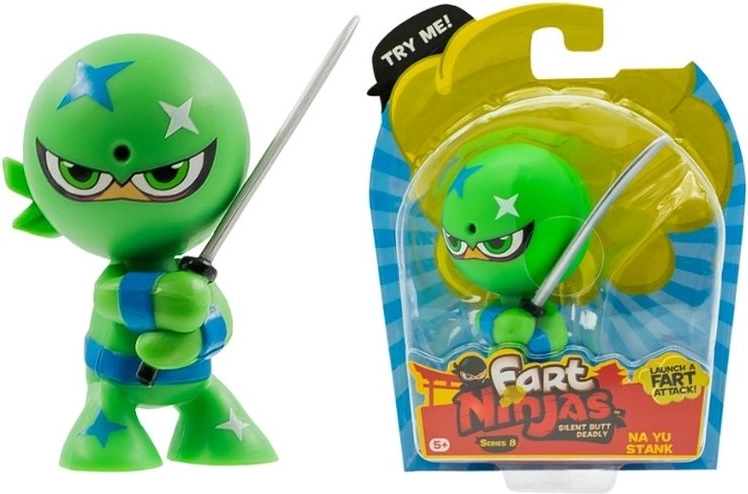 Fart Ninjas figūrėlė su bezdėjimo garsais Na Yu Stank