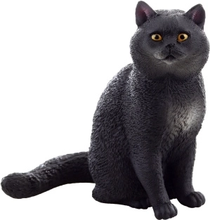 Plastic cat figurine for kids and collectors