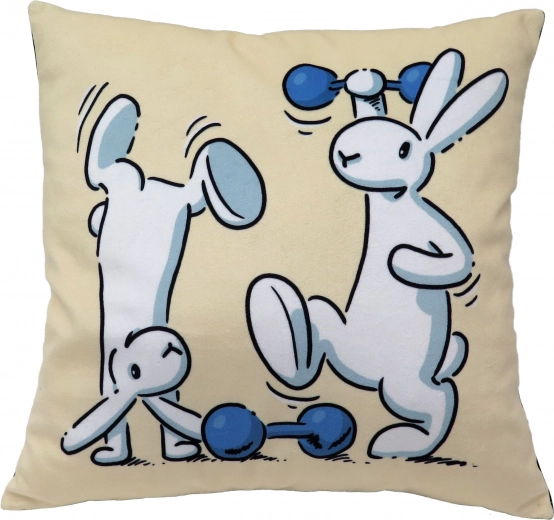 Vaikiška pagalvė BOB A BOBEK 30 × 30 cm – spurgų motyvas