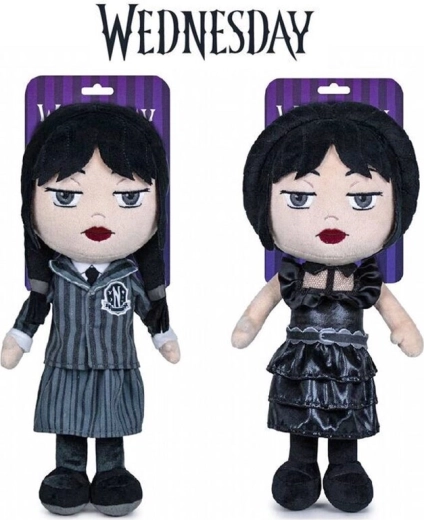 Pliušinis žaislas Wednesday Addams 32 cm