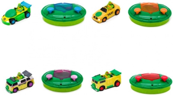 Nuotoliniu būdu valdomas „Nindzių vėžliukų“ automobilis