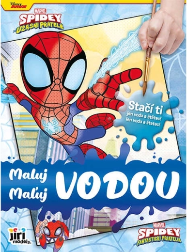 Stebuklinga vandens spalvinimo knygelė Spidey