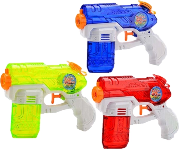 Vandens pistoletas 18 cm, asorti (3 spalvos) – 1 vnt.